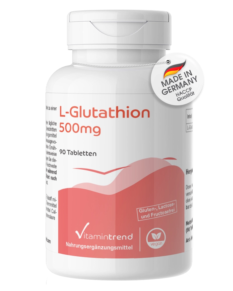 L-glutathione 500mg 90 tablets, vegan, highly dosed, reduced form, 3-months' supply L-glutathione 500mg 90 tablets, vegan, highly dosed, reduced form, 3-months' supply