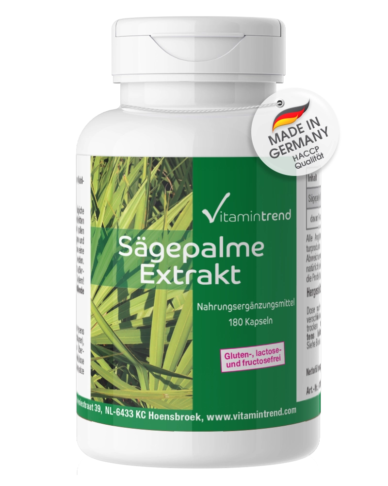 Saw palmetto extract 300mg - 180 capsules - bulk pack Saw palmetto extract 300mg - 180 capsules - bulk pack