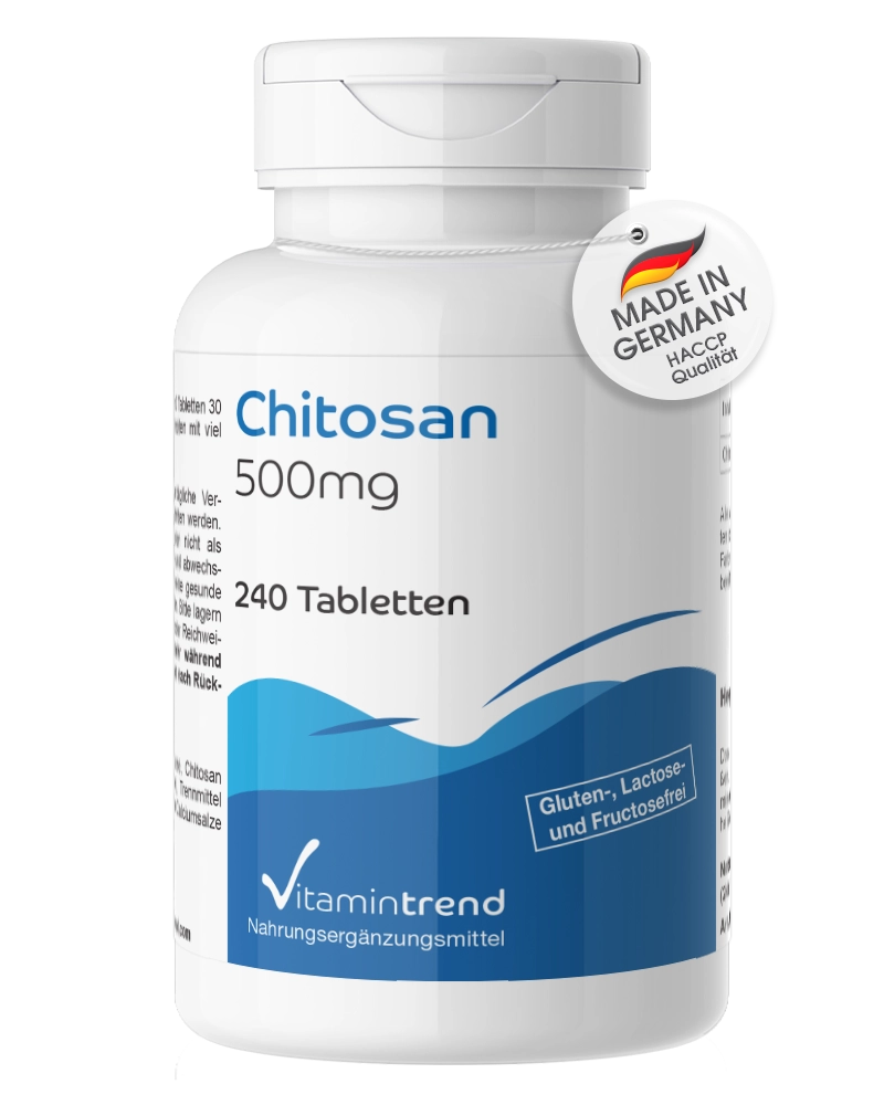 Chitosan 500mg - 240 tablets Chitosan 500mg - 240 tablets