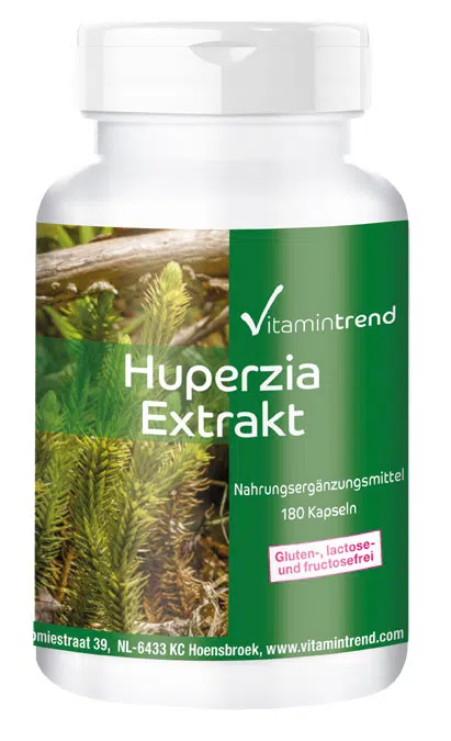 Huperzia Extrakt - Huperzin A 200µg - vegan - 180 Kapseln