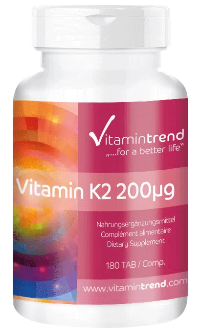 Vitamina K2 200µg - 180 comprimidos Vegano