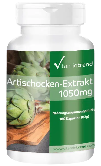 Artischocken-Extrakt 1050mg - 180 Kapseln - Pflanzenextrakte