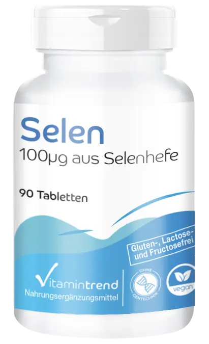  Selenium 100µg uit seleniumgist