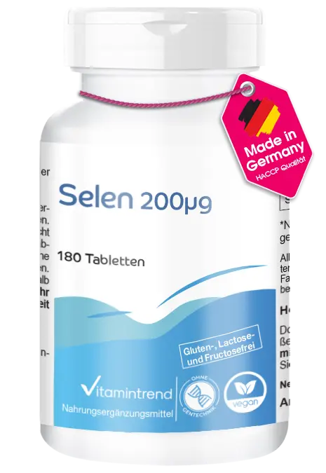 Selenium 200 µg 180 Tablets