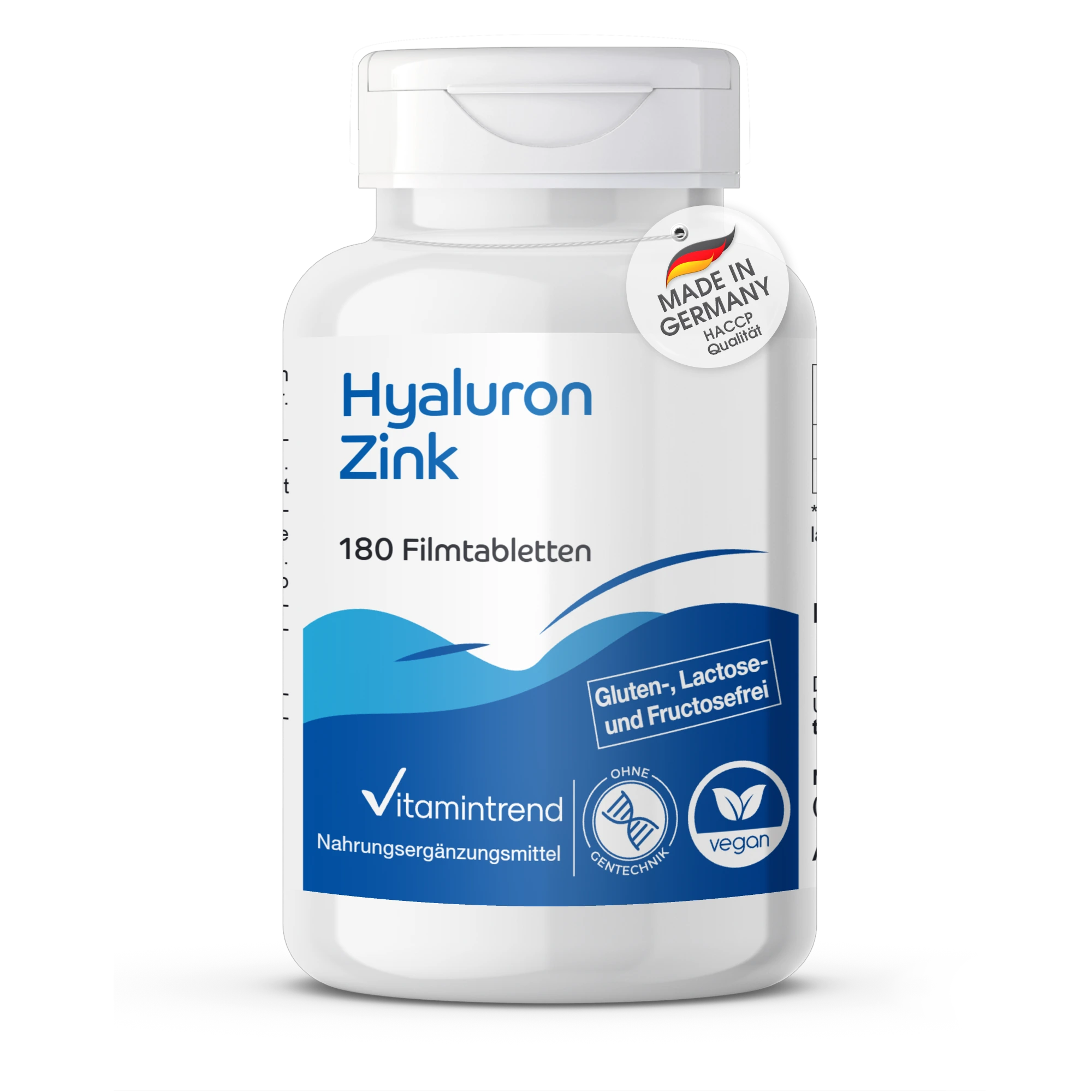 Acido ialuronico Zinco - 180 compresse rivestite con film | Vitamintrend