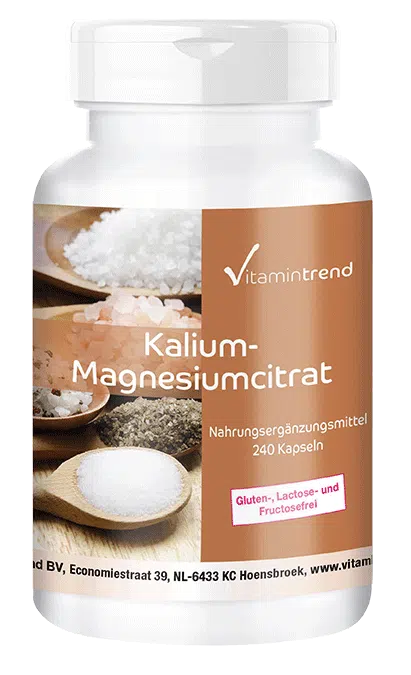 Kalium Magnesium Citraat - veganistisch - 240 Capsules