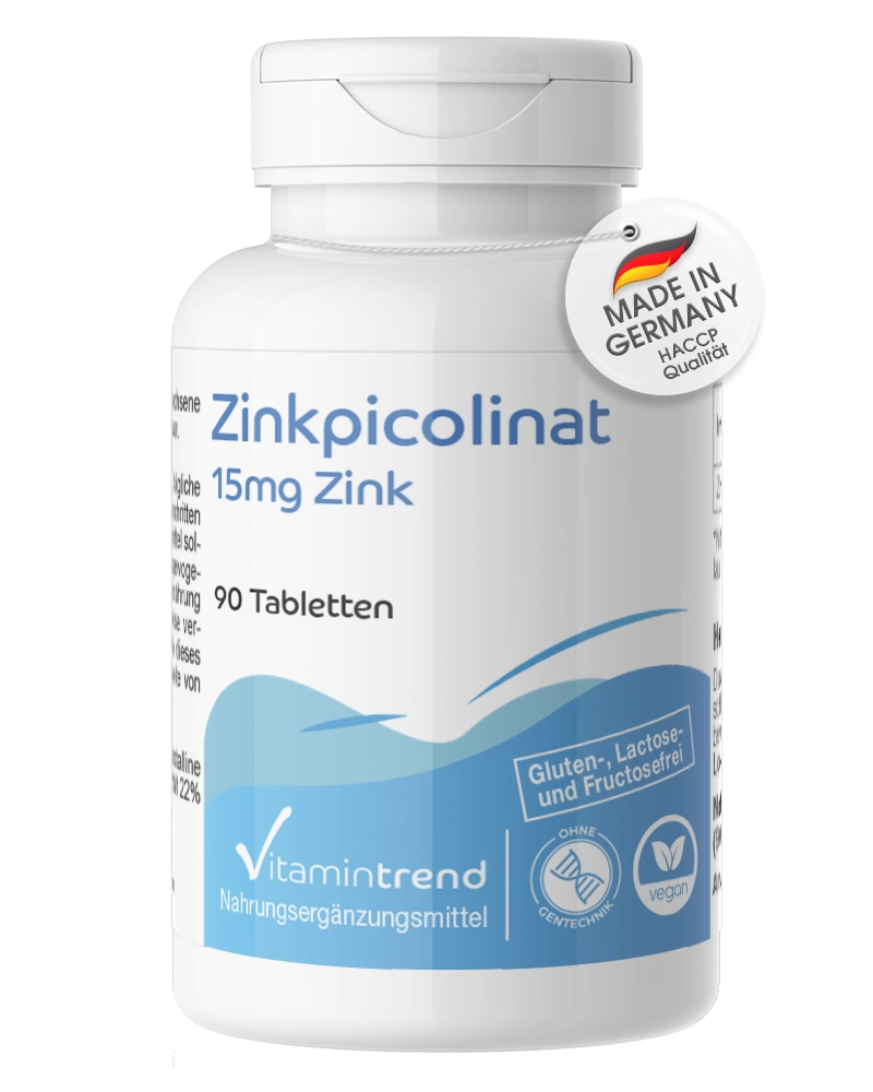 Picolinate de zinc 15mg de zinc Picolinate de zinc 15mg de zinc