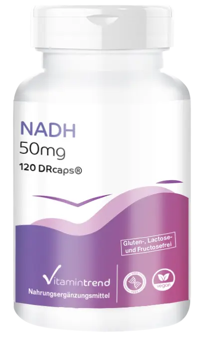 NADH 50mg - Alta dosificación - Vegano - 120 Cápsulas
