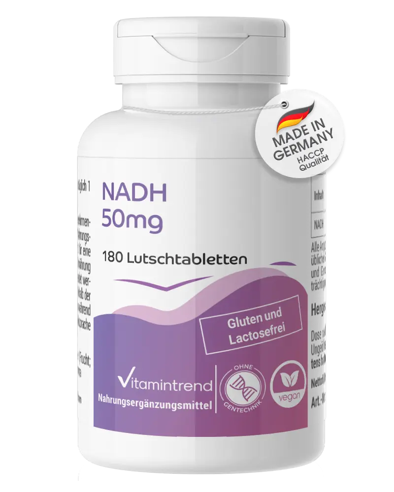 NADH 50mg - 180 Lutschtabletten | Vitamintrend