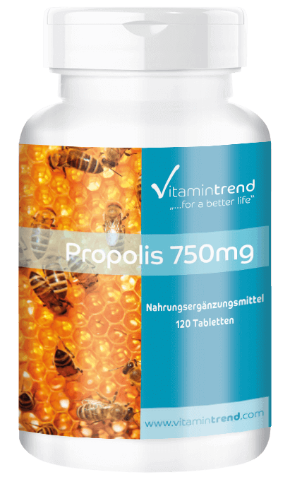 Propolis 750mg - 120 Tabletten - Sale - MHD - 04/25