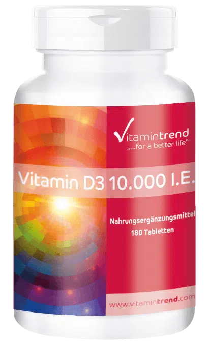 Vitamina D3 10.000 U.I - 180 comprimidos