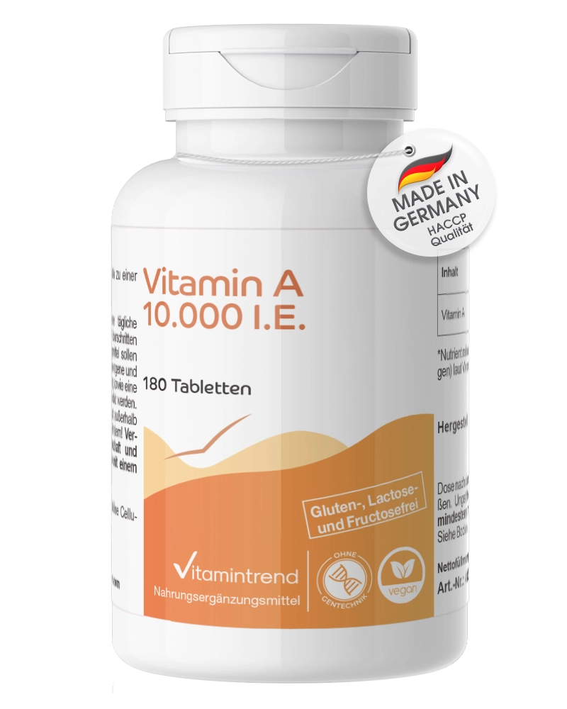 Vitamin A 10.000 I.E.- 180 Tabletten