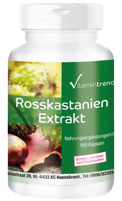 Horse chestnut extract 300mg - vegan - 180 Capsules