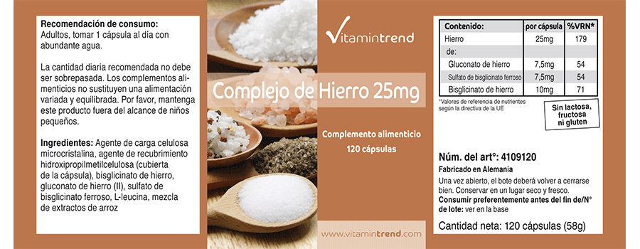 Ácido fólico 25mg - Sólo  1/4  comprimido al día - Vegano - Alta dosificación - 120 comprimidos