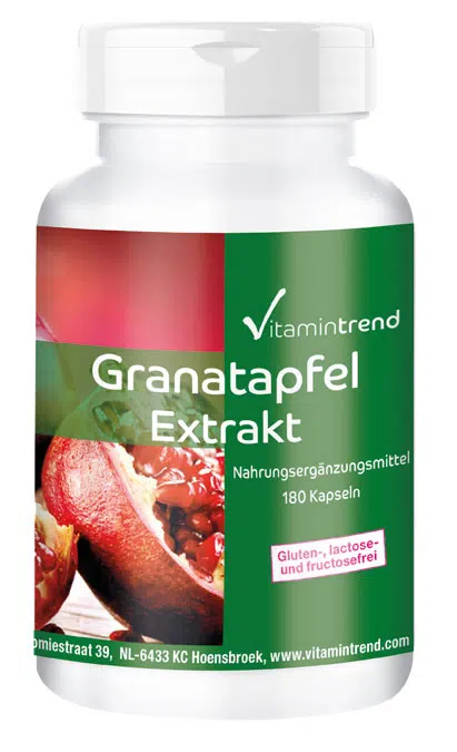 Granaatappelextract 500mg - veganistisch - 180 Capsules