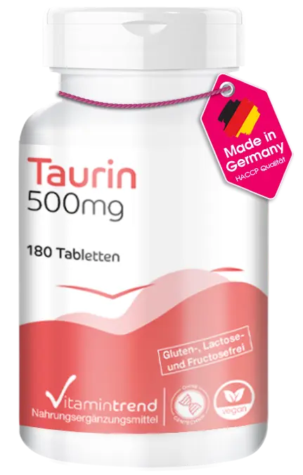 Taurin 500mg - 180 Tabletten