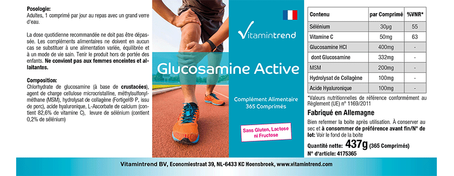 Glucosamin Aktiv - Großpackung - 365 Tabletten