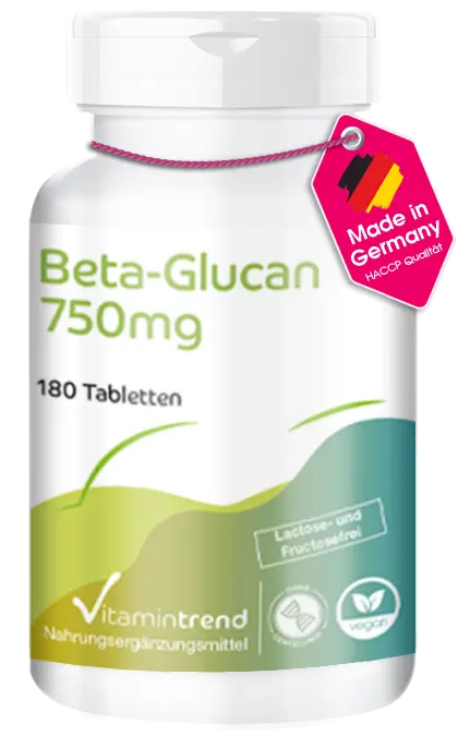 Beta-Glucan 750mg - 180 Tabletten