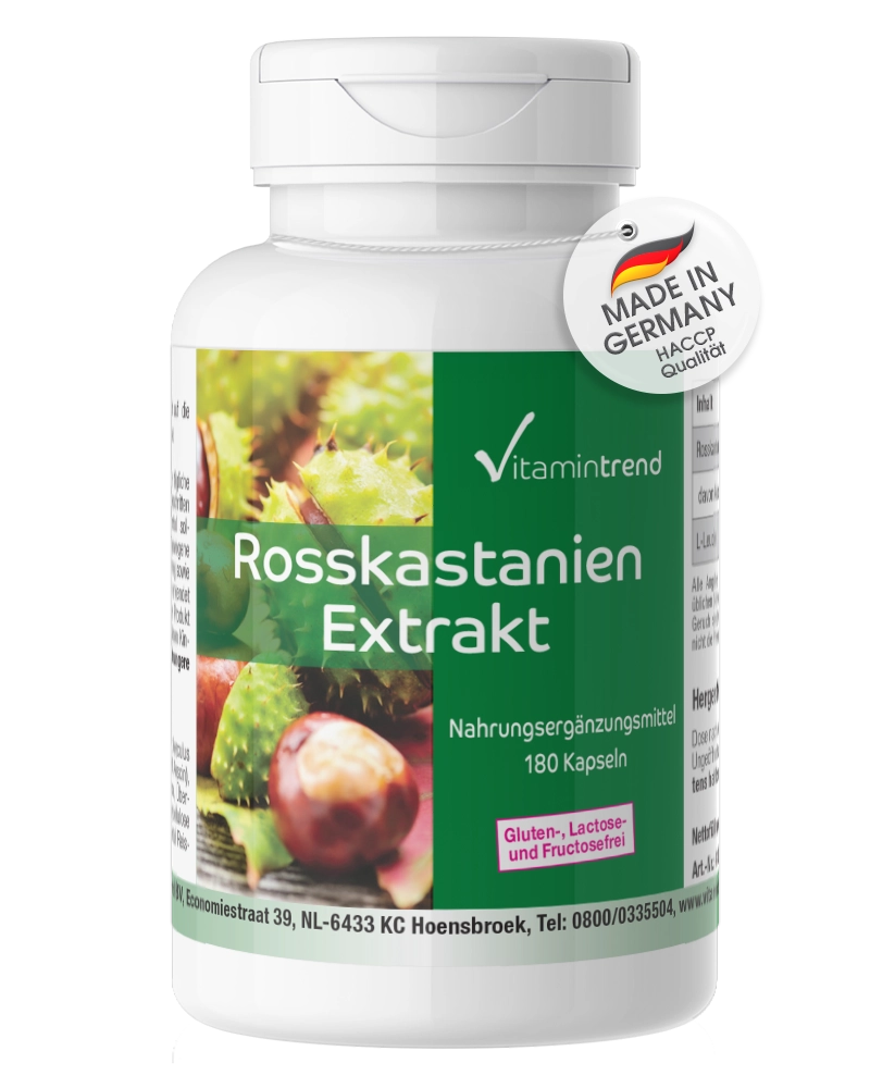 Extrait de marron d'Inde 300mg - végétalien - 180 gélules Extrait de marron d'Inde 300mg - végétalien - 180 gélules