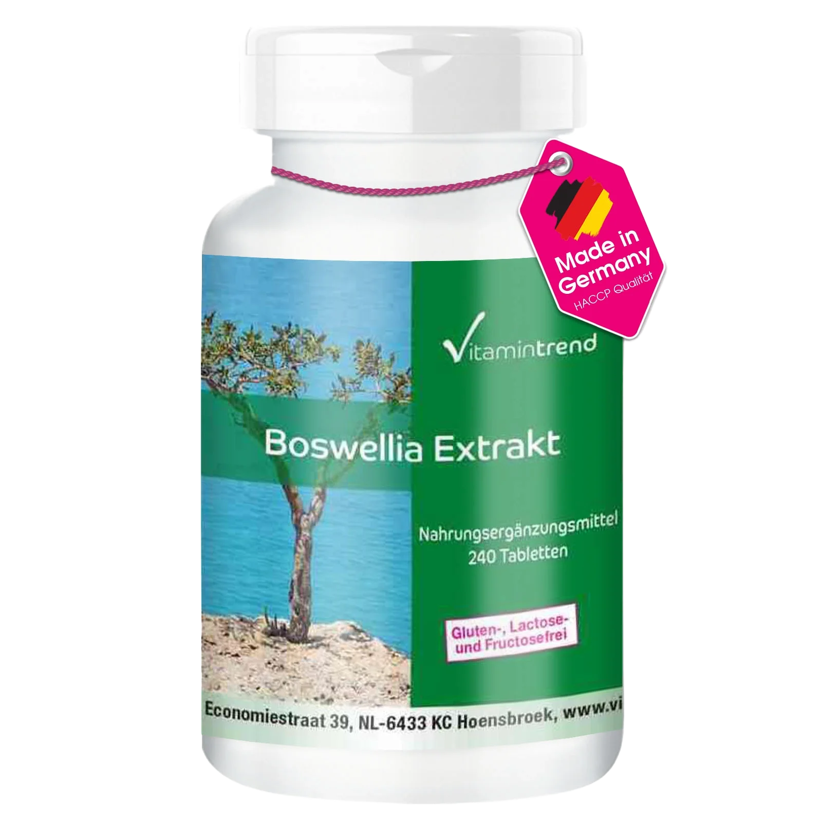 Extrait de Boswellia 400mg 240 comprimés pour 4 mois d'Encens Boswellia Serrata