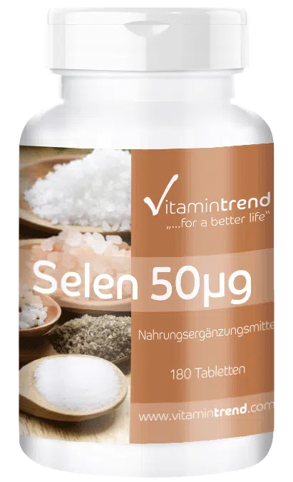 Selenium 50μg 180 tablets, vegan