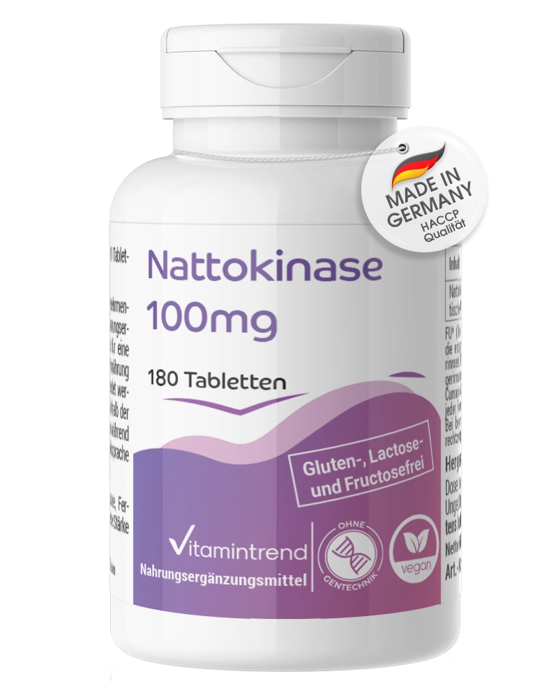 Nattokinase 100mg - 180 Compresse | Vitamintrend