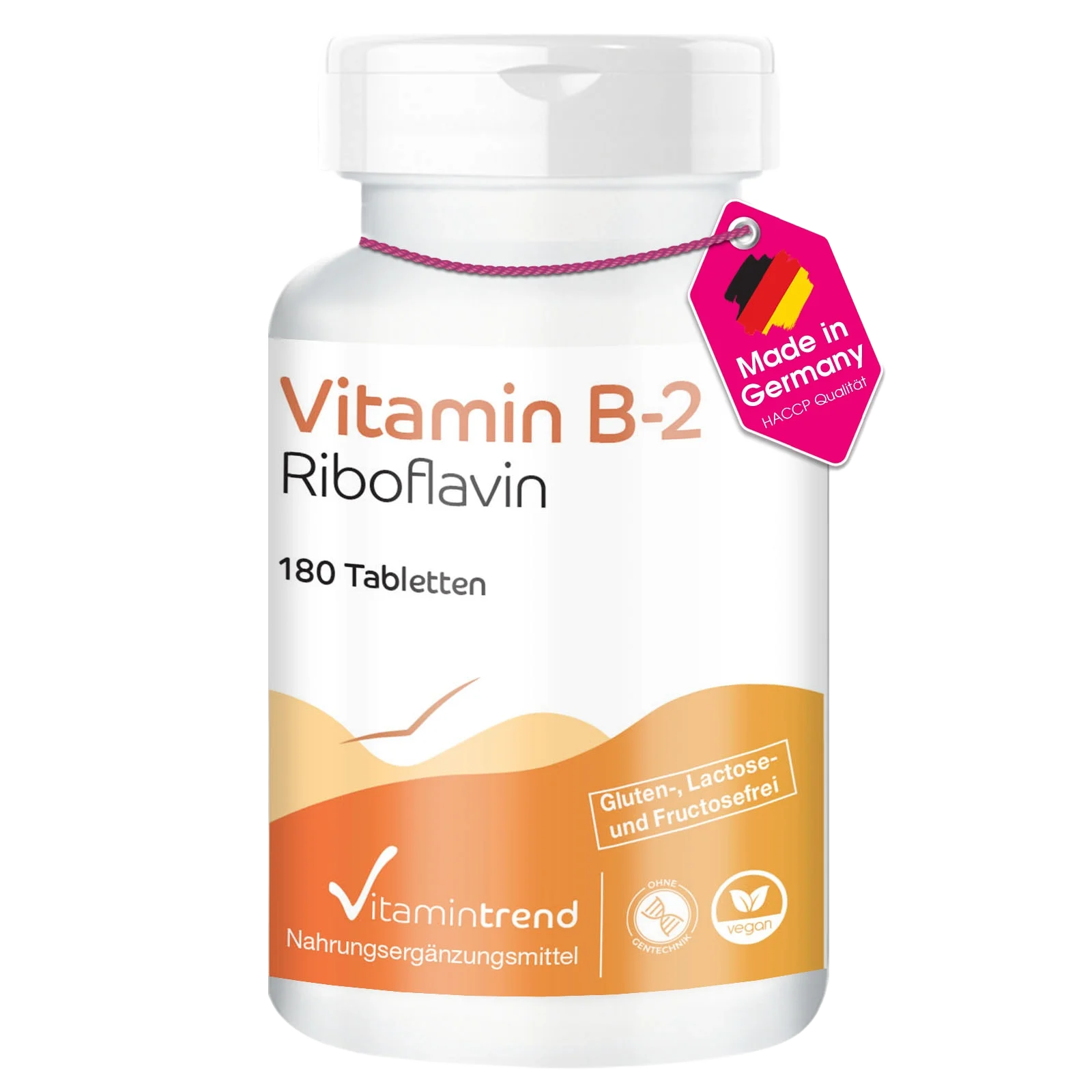 Vitamina B2 Riboflavina 100mg - 180 compresse