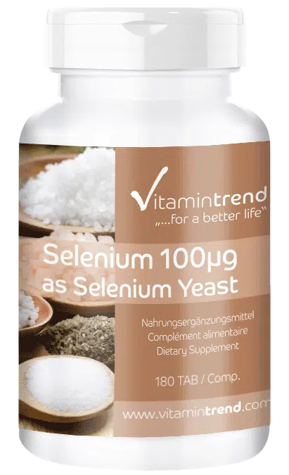 Selenium 100mcg 180 Tablets from selenium yeast